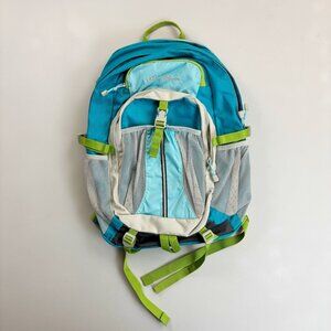 EDDIE BAUER Backpack SS16 School Hiking Camping Daypack Turquoise Gray Green